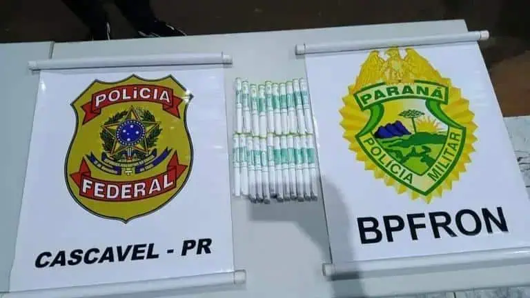 Polícia Federal e BPFron apreendem medicamento irregular em Cascavel/PR