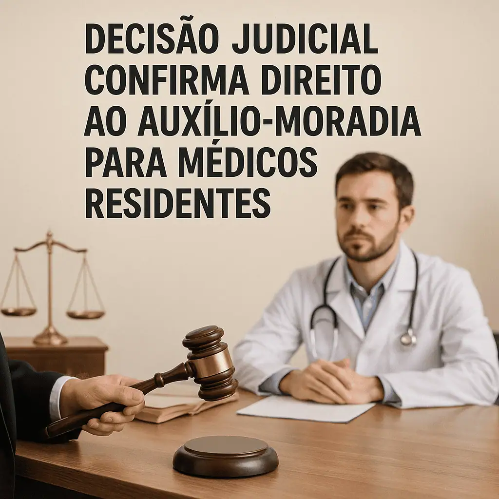 Decisão judicial confirma direito ao auxílio-moradia para médicos residentes no Brasil.
