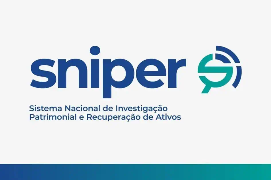 Sistema Nacional de Investigação Patrimonial Sniper logo de investigação de ativos para o Direito Hoje Notícias.