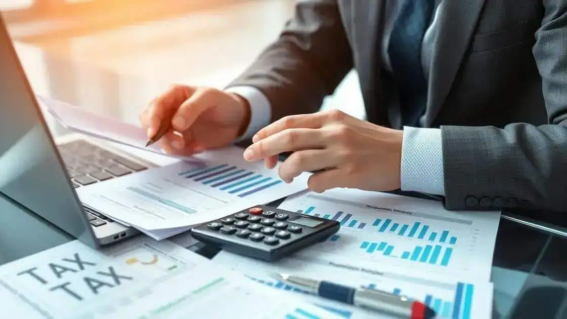 Relatórios financeiros e análises jurídicas em ambiente de escritório de advocacia, destacando estratégias de gestão financeira no setor de direito. Conheça as notícias atualizadas no Direito Hoje Notícias.