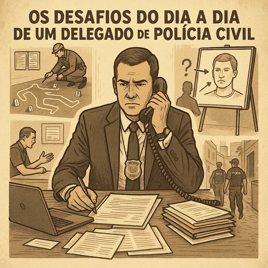 Os Desafios do Dia a Dia de um Delegado de Polícia Civil