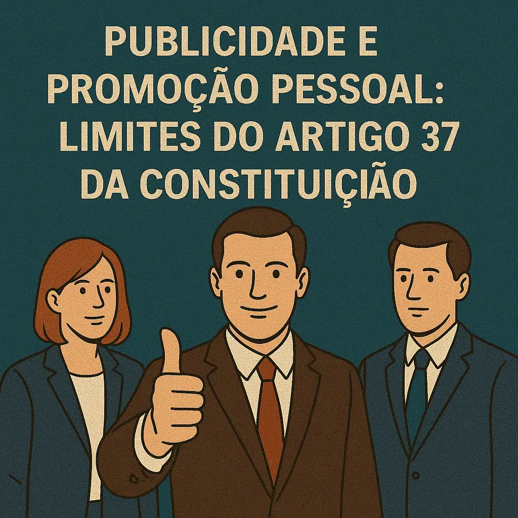 Publicidade e promoção pessoal limites do artigo 37 da Constituição