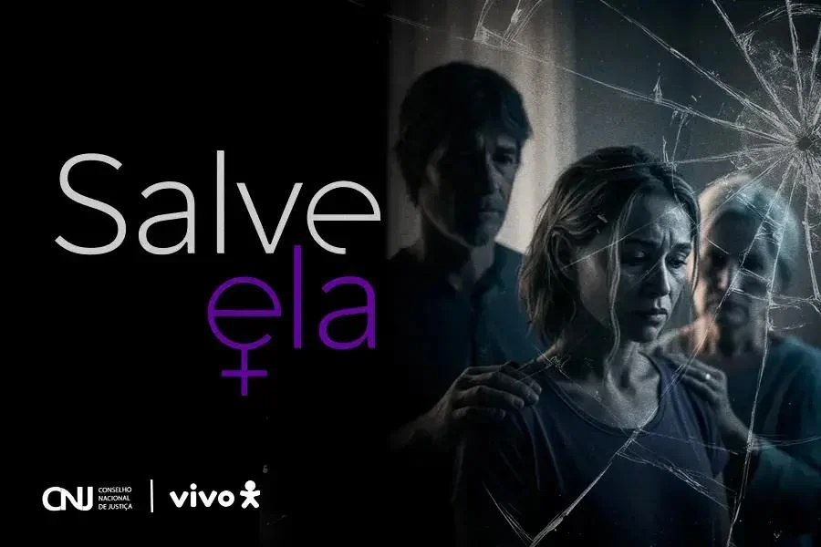 CNJ e Vivo lançam campanha de conscientização "Salve Ela" para vítimas de violência