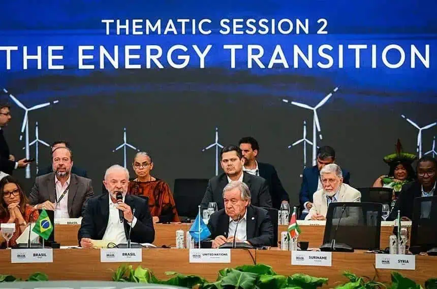 Davi Alcolumbre destaca transição energética na COP 30 como chance de crescimento