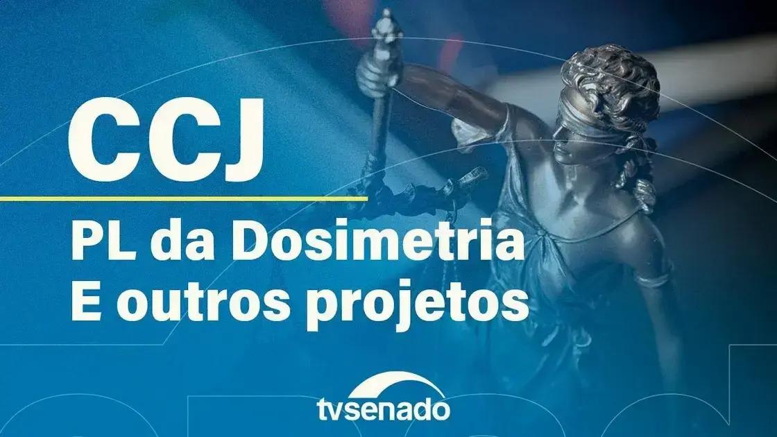 CCJ analisa projeto de dosimetria; novas propostas em discussão
