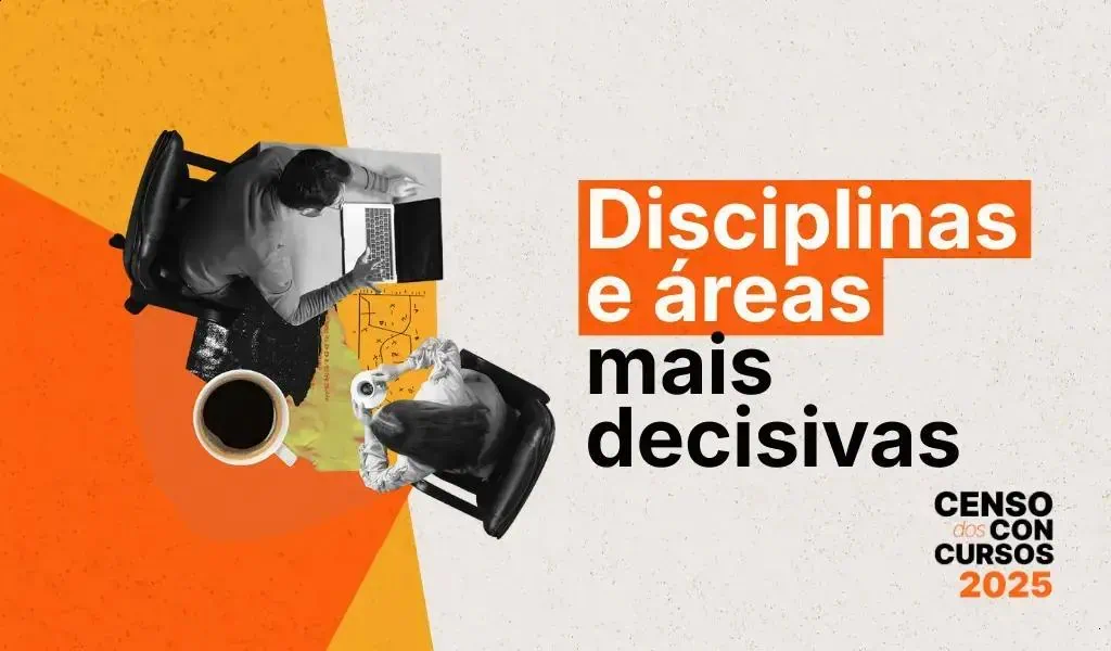 Censo dos Concursos 2025 destaca disciplinas essenciais para concurseiros