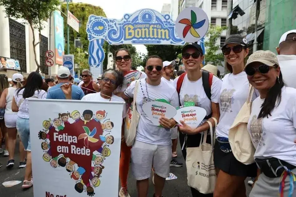 TRT-BA reforça conscientização contra trabalho infantil na Lavagem do Bonfim