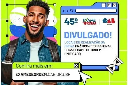 Locais de Prova da 2ª Fase do 45º Exame de Ordem Unificado