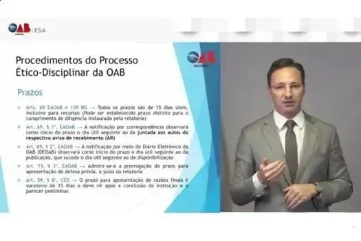 OAB conclui capacitação em processo disciplinar com seccional paulista