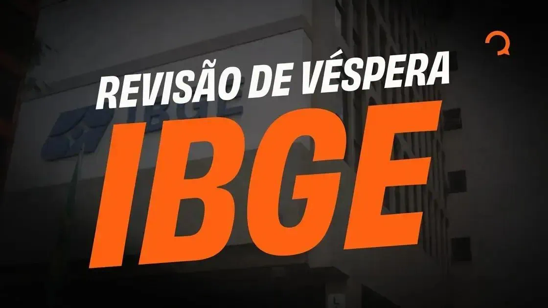 Revisão gratuita para o concurso do IBGE 2026 acontece hoje às 18h