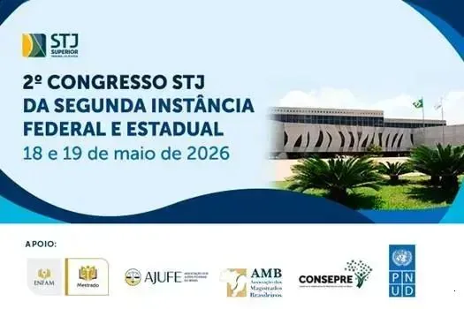 STJ abre prazos para propostas em congressos jurídicos