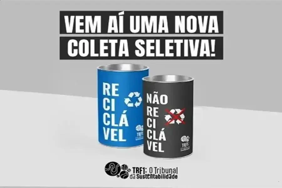 TRF1 modifica coleta seletiva para um modelo mais sustentável