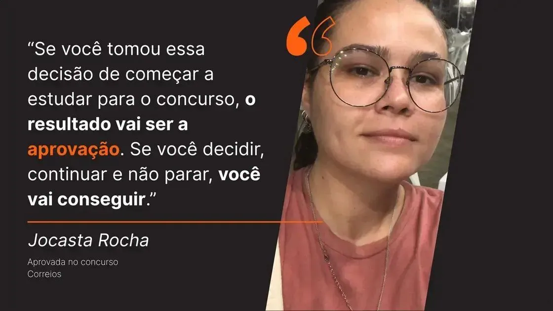 Aprovada em concurso dos Correios: a trajetória de Jocasta Rocha