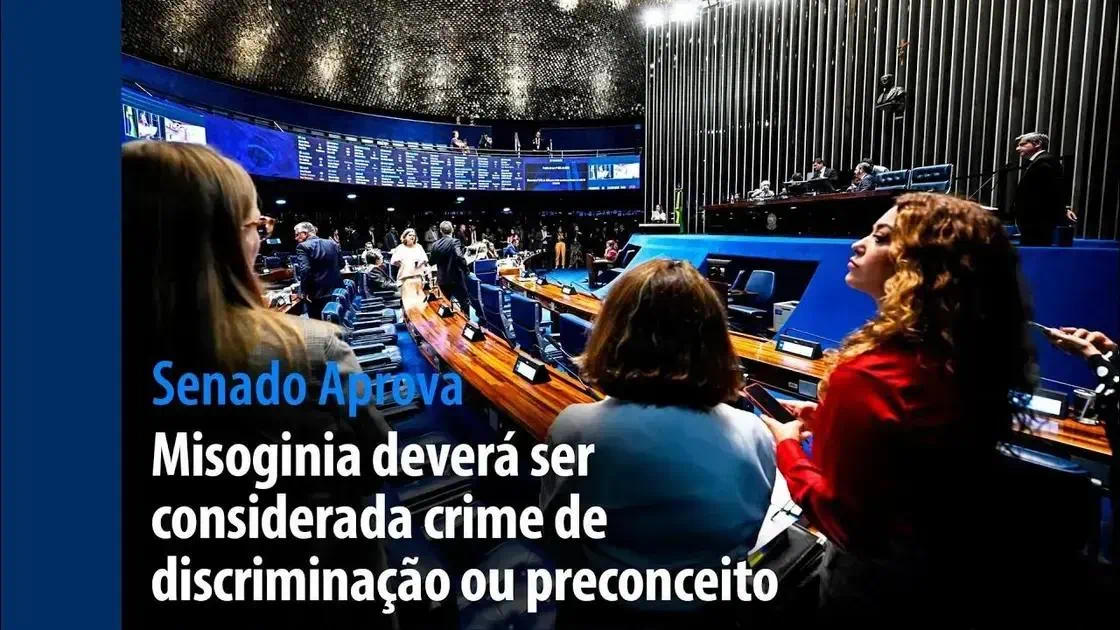 Senado aprova a tipificação da misoginia como crime de preconceito