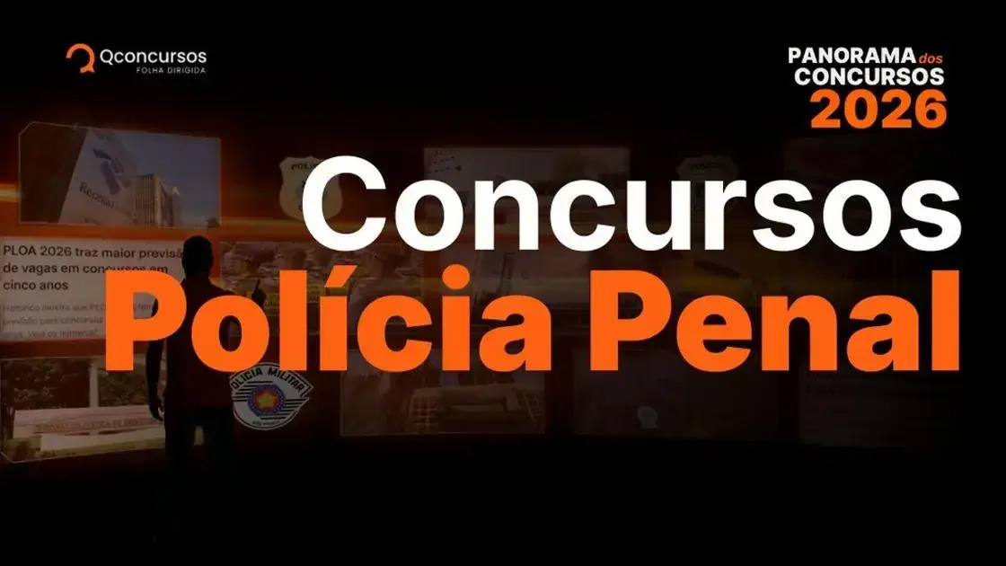 Concursos Polícia Penal 2026: lista de editais previstos e vagas