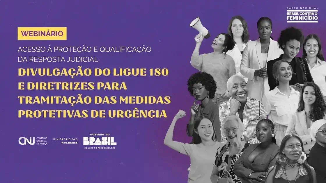 Webinário sobre proteção às mulheres e medidas protetivas