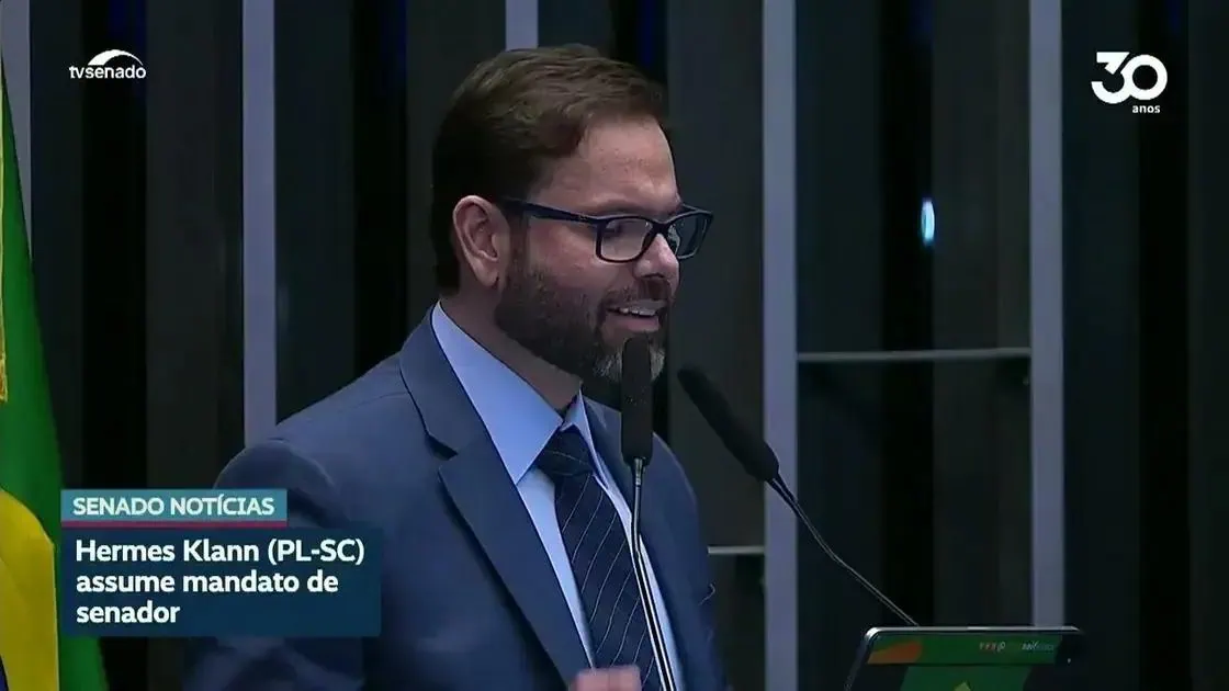 Hermes Klann assume mandato por Santa Catarina com licença de Seif