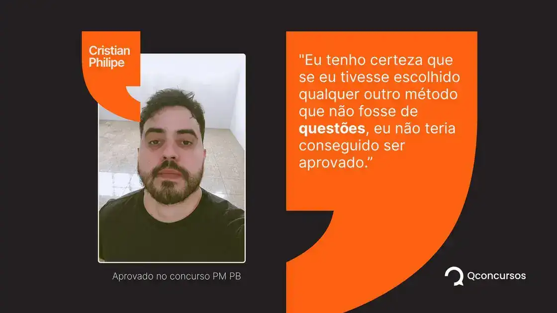 Como as questões do Qconcursos impulsionaram a aprovação na PM PB