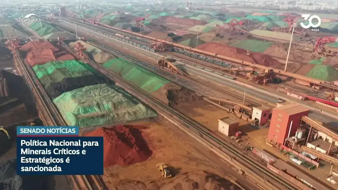Nova lei cria Política Nacional de Minerais Críticos e Estratégicos