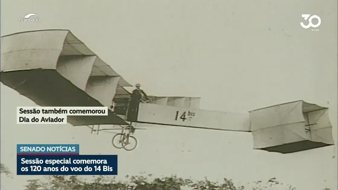 Santos Dumont e Força Aérea são homenageados em sessão no Senado