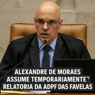 Alexandre de Moraes assume temporariamente relatoria da ADPF das Favelas