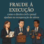 Fraude à execução como o direito civil e penal ajudam na recuperação de ativos
