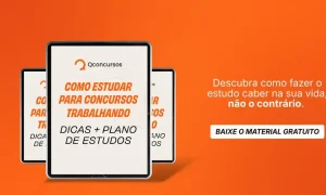 Como estudar para concursos trabalhando: plano prático e rotina realista