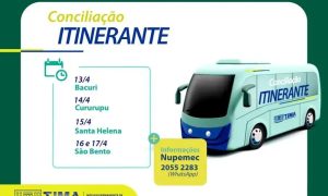 Conciliação Itinerante leva mediação e serviços jurídicos a quatro cidades do MA