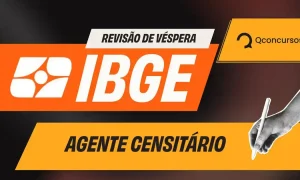 Concurso IBGE: aulão gratuito de revisão para agentes será nesta sexta