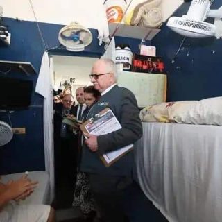 Ministro Fachin inspeciona presídio na Paraíba com foco no bem-estar dos detentos