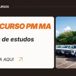 Plano de estudos para o concurso PM MA: rotina de 3 horas, revisões e simulados