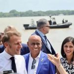 Polícia Federal escolta presidente francês durante visita à UFPA