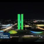 Projeção no Congresso marca 200 anos do Poder Legislativo e relembra história