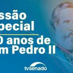 Senado celebra 200 anos de D. Pedro II com homenagem durante sessão