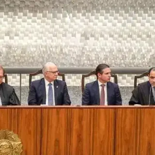 Simonetti participa da posse de Salomão e Mauro Campbell no STJ
