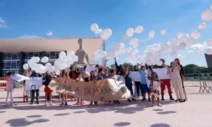 STF aproxima crianças da democracia com brincadeiras e cartazes