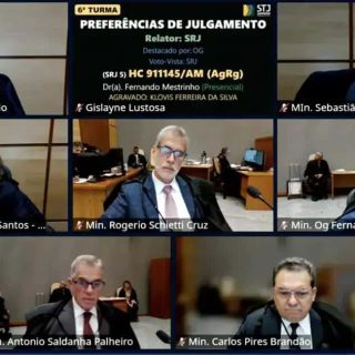Preferências de julgamento no tribunal de justiça com juízes e ministros em sessão virtual - direito hoje notícias.