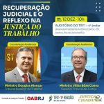 TRT-1 debate sobre recuperação judicial e seus desafios na Justiça do Trabalho