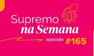 Advogado falando ao microfone em podcast sobre direitos e novidades jurídicas para o programa Supremo na Semana no site Direito Hoje Notícias.