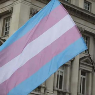 Transgênero bandeira, direitos LGBTQIA+, visibilidade e inclusão, símbolo de luta por igualdade, direitos civis, ativismo e diversidade, direitos humanos, representatividade e respeito, tendências na mídia, direito à cidadania.